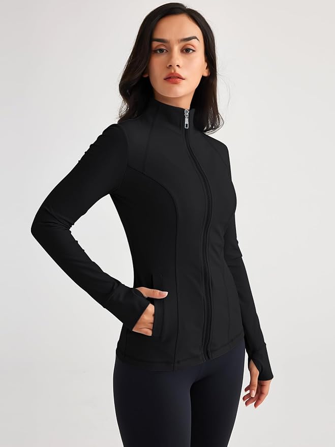 AeroFlex Zip Jacket — Lightweight, Sculpting, and Breathably Soft