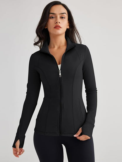 AeroFlex Zip Jacket — Lightweight, Sculpting, and Breathably Soft