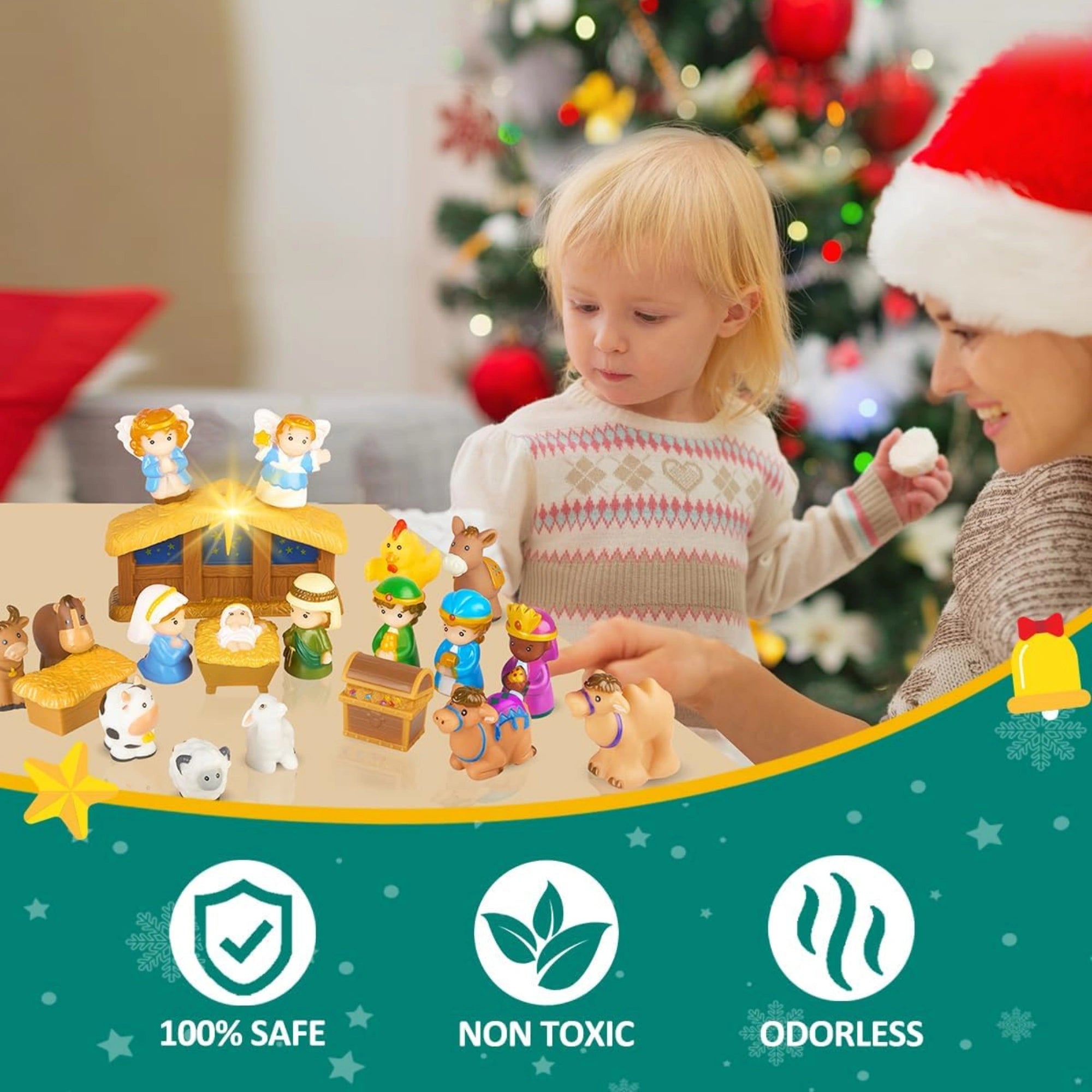 Everjoy - Christmas Nativity Calendar – 25-Day Countdown