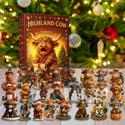 MerryMoo Highland Cow Advent Calendar – 24 Days of Cozy Christmas Surprises