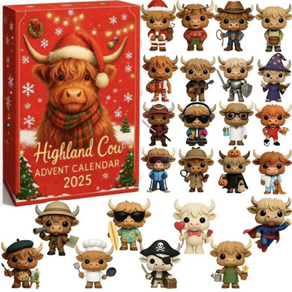 MerryMoo Highland Cow Advent Calendar – 24 Days of Cozy Christmas Surprises