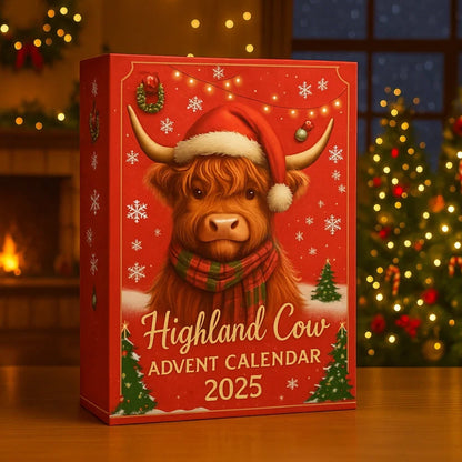 MerryMoo Highland Cow Advent Calendar – 24 Days of Cozy Christmas Surprises