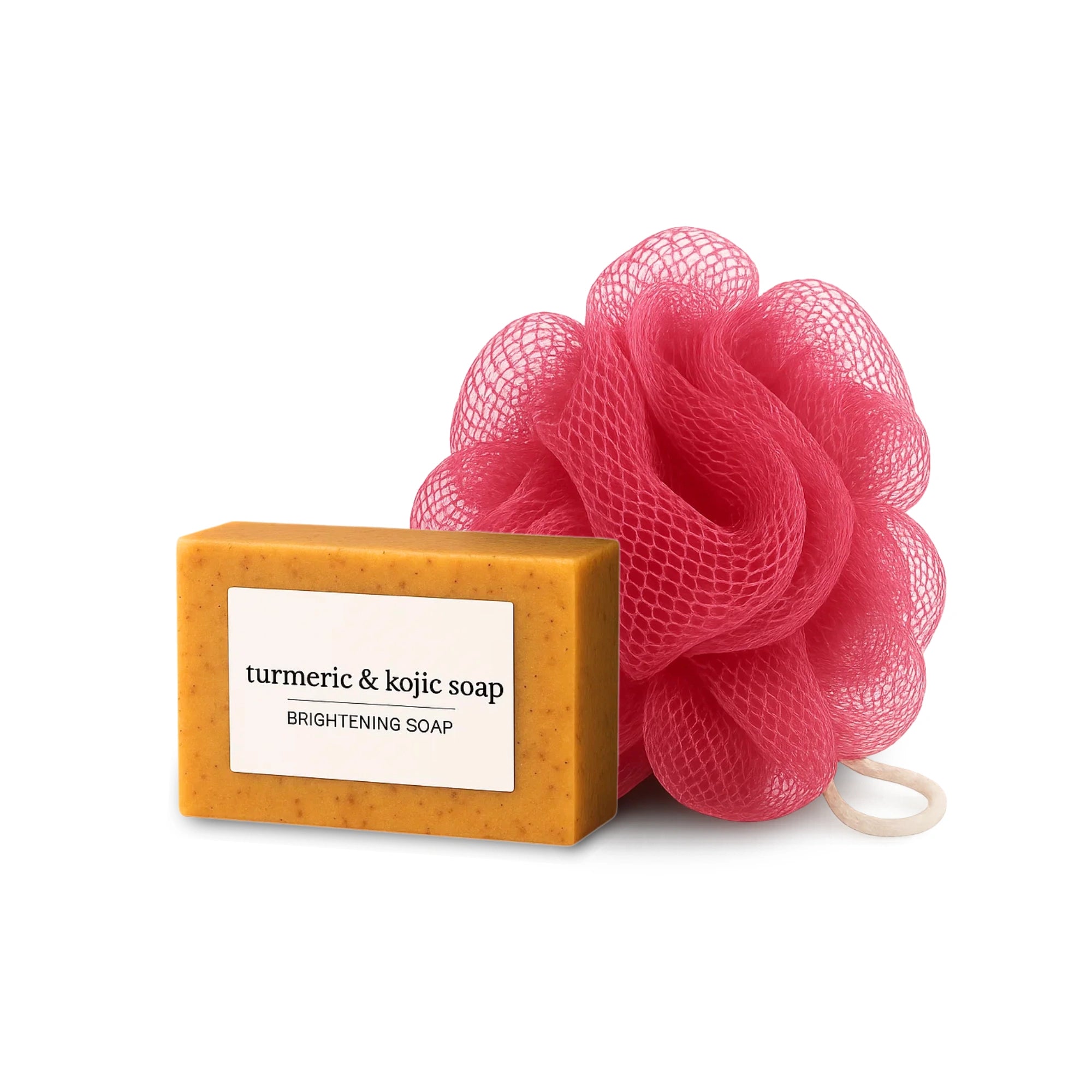 GlowDuo – African Bath Loofah + Kojic Acid Soap