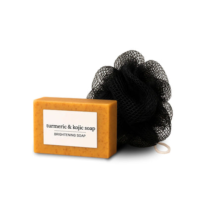 GlowDuo – African Bath Loofah + Kojic Acid Soap